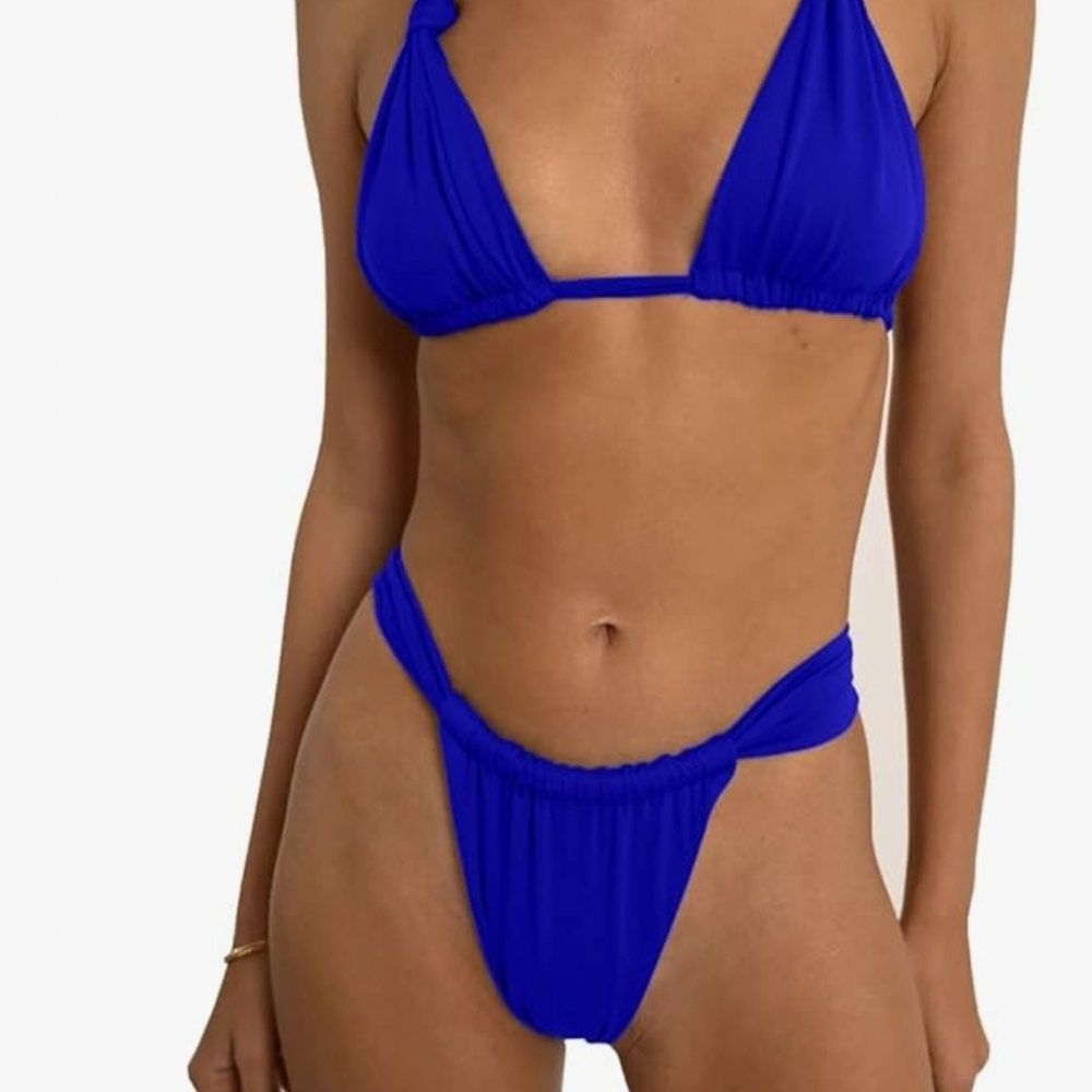 Chic Blue Bikini Set